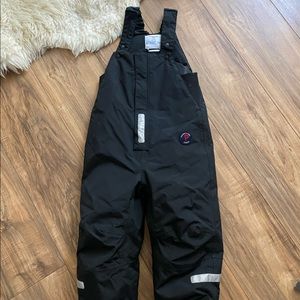 Polarn O. Pyret black snow pant bibs - never worn